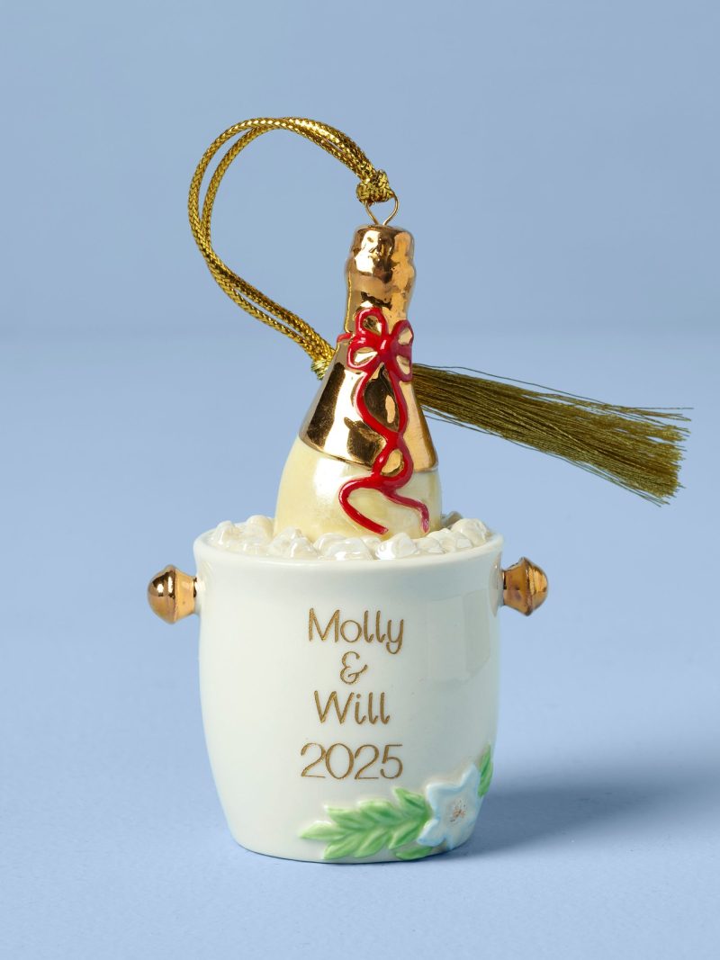 Personalized Champagne Bucket Ornament